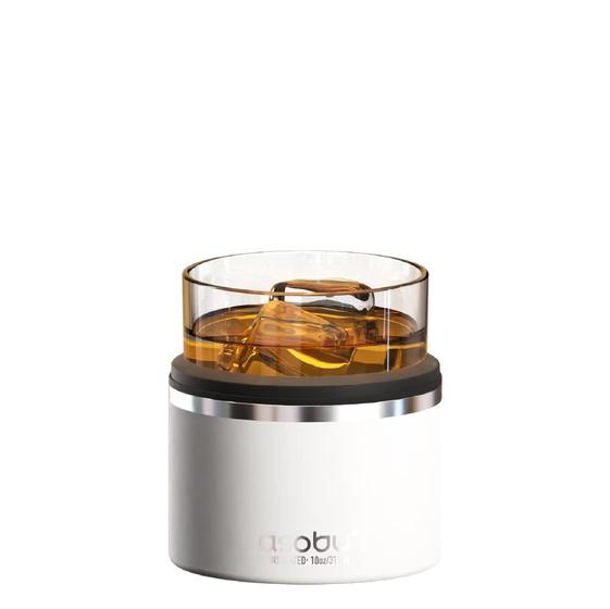 Imagem de Copo Térmico de Uísque em Aço Inoxidável - 310ml - Cor Branca