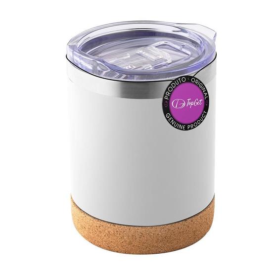 Imagem de Copo Térmico Em Aço Inox 400 Ml Matte Mali Topget - Branco