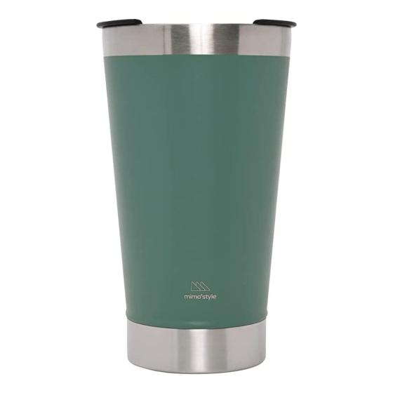 Imagem de Copo Termico Em AÇo Inox 500ml Com Abridor Tampa Mimo Style
