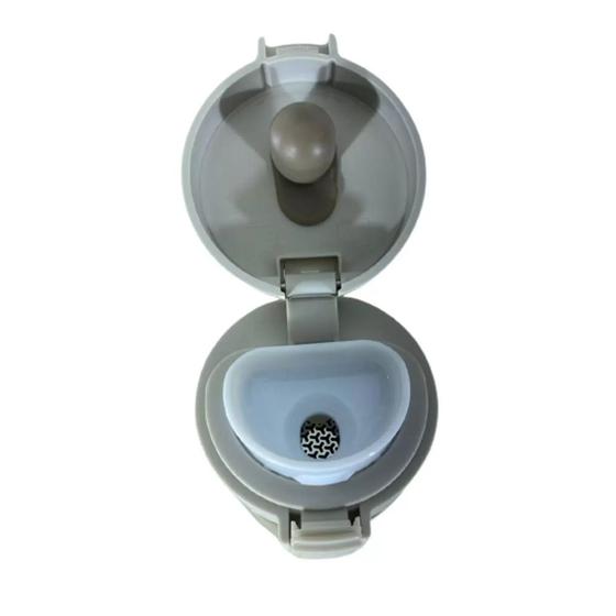 Imagem de Copo Térmico em Aço Inox Squeeze Tampa com Isolamento a vácuo Café Quente Frio 500ml (Ref. 8043_1891)Cor Azul