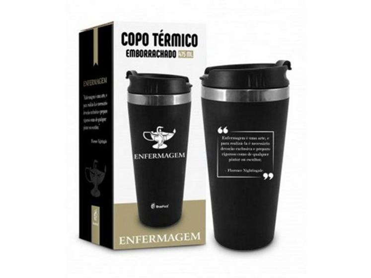 Imagem de Copo Térmico Emborrachado Curso Enfermagem 450ml Brasfoot