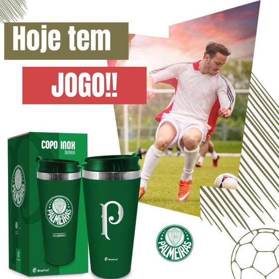 Imagem de Copo Termico Emborrachado do Palmeiras Para Cerveja Oficial - Brasfoot