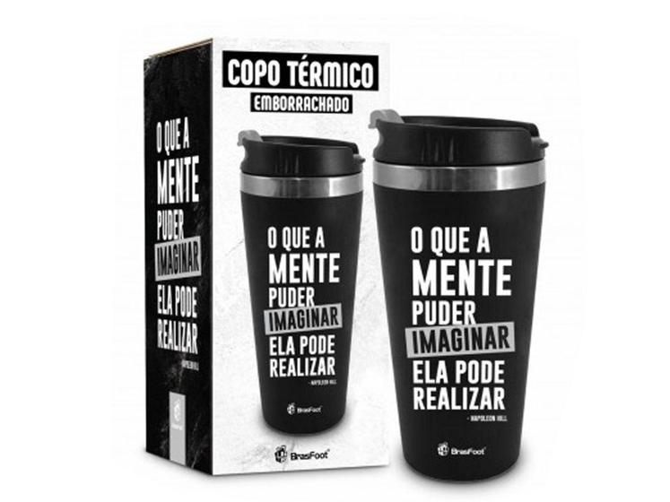 Imagem de Copo termico emborrachado o que a mente imaginar - PDV