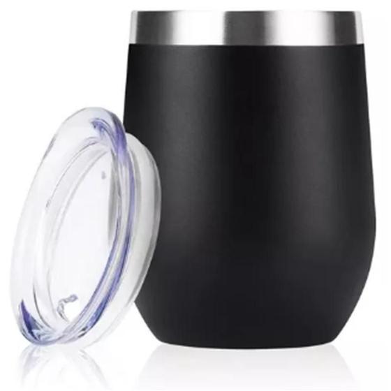 Imagem de Copo Térmico Inox 350Ml Com Tampa - Bebida Gelada