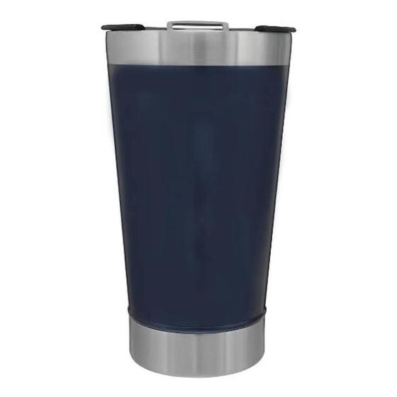 Imagem de Copo Térmico  Inox Cerveja 500 Ml Azul