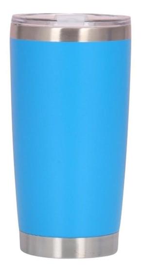 Copo Termico Inox com tampa acrilico - 500ml Menor preço em Copo Termico Inox com tampa acrilico - 500ml