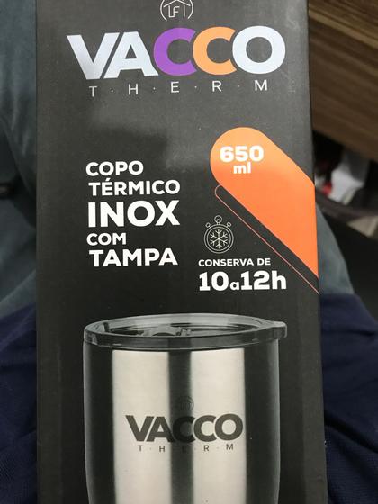 Imagem de Copo térmico inox com tampa vacco