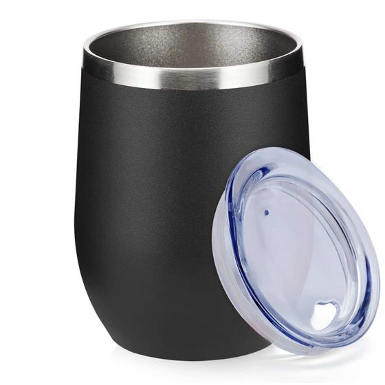 Imagem de Copo Térmico Inox Parede Dupla 350ml Com Tampa - Mimo Style