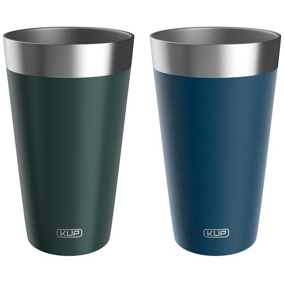 Copo Térmico Kup - Kit 2 copos, Verde e Azul, Sem Tampa, 473ml - HTCAC010 Menor preço em Copo Térmico Kup - Kit 2 copos, Verde e Azul, Sem Tampa, 473ml - HTCAC010