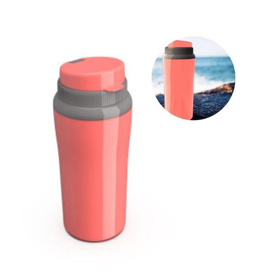 Imagem de Copo Térmico Miami de 650ml com Parede Dupla Unitermi - Rosa
