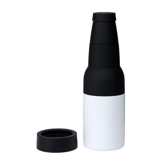 Imagem de Copo Térmico Multiuso Inox  Porta Long Neck Lata Com Abridor