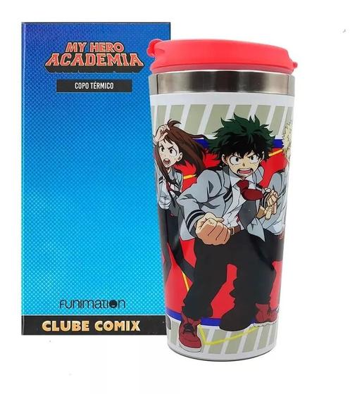 Imagem de Copo Térmico My Hero Academia Com Tampa 450ml - Clube Comix