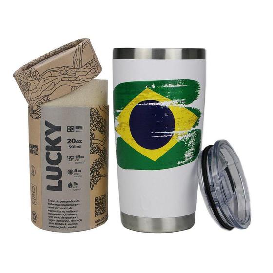 Imagem de Copo Térmico Para Cerveja Gluck Lucky Future Brasil