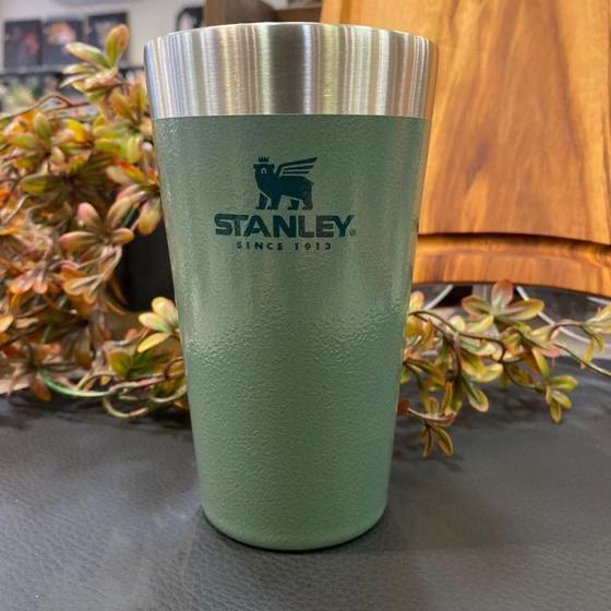 Imagem de Copo Térmico para Cerveja Stanley 473ml Inox Verde Sem Tampa