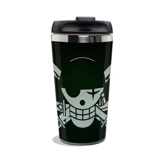 Imagem de Copo Termico Personalizado Caveira Anime Preto