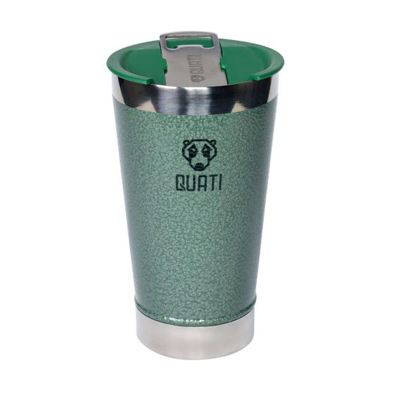 Imagem de Copo Térmico Quati com Abridor 473ML Verde - CVA473