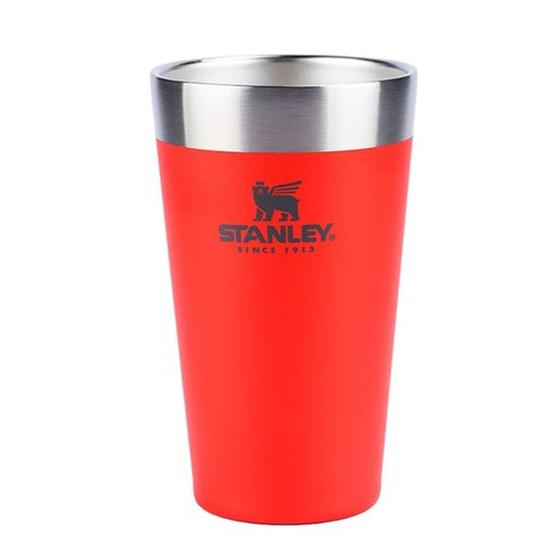 Copo Termico Stanley Cerveja Sem Tampa 8098 Flame Red 473Ml