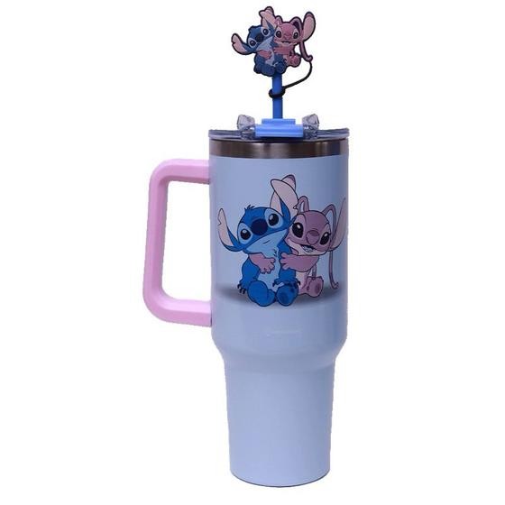 Imagem de Copo Térmico Stitch, Bob Esponja Tumbler com Pingente 1,15l