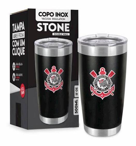 Imagem de Copo Térmico Stone - CORINTHIANS - Alux