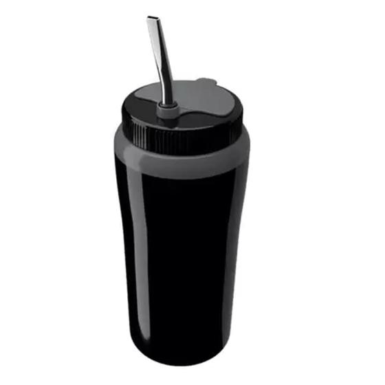 Imagem de Copo térmico tererê 650ml com bomba Inox Unitermi preto