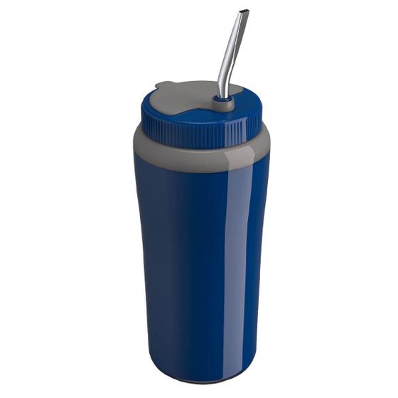 Imagem de Copo Térmico Tererê com Canudo Bomba Inox 650ml