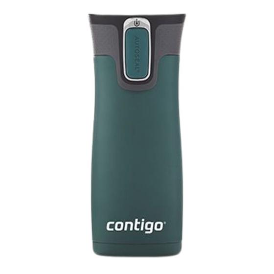 Imagem de Copo Térmico West Loop Squeeze De Aço Inox 473ml Quente Frio Chard Verde Contigo