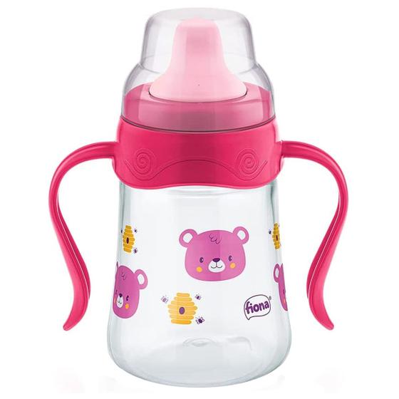 Copo Treinamento Infantil Bebê C/ Alças 180ml +6M Antivazamento Caneca Aprendizado Ursinho Fiona Menor preço em Copo Treinamento Infantil Bebê C/ Alças 180ml +6M Antivazamento Caneca Aprendizado Ursinho Fiona