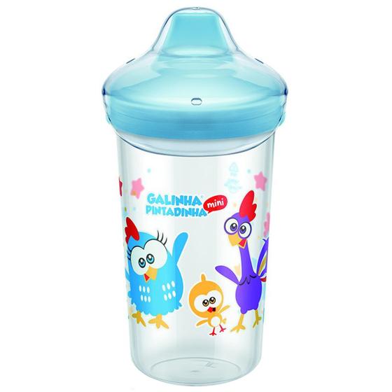 Copo Treinamento Infantil Bebê Copinho Transição 320ml Tampa Antivazamento Galinha Pintadinha Lillo Menor preço em Copo Treinamento Infantil Bebê Copinho Transição 320ml Tampa Antivazamento Galinha Pintadinha Lillo