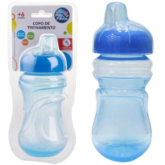 Imagem de Copo Treinamento Infantil Bico Silicone Não Vaza Bebê 280ml