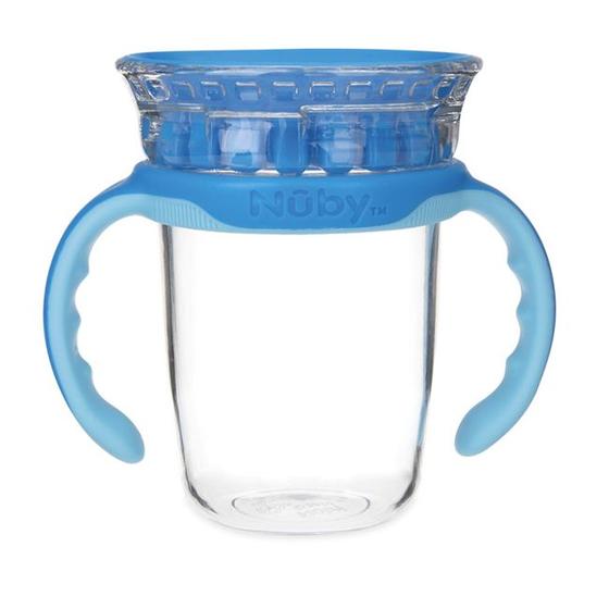 Imagem de Copo Tritan Inteligente 360º Com Alça Removível Menino Menina 240ml Nuby