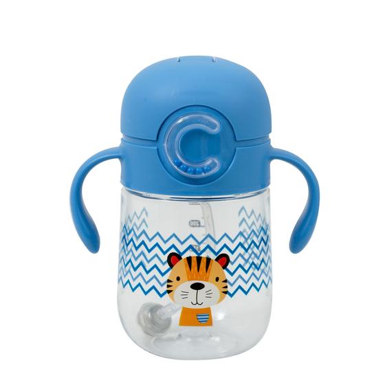 Imagem de Copo Tritan Tigre Com Canudo Valvula Clingo 300ml