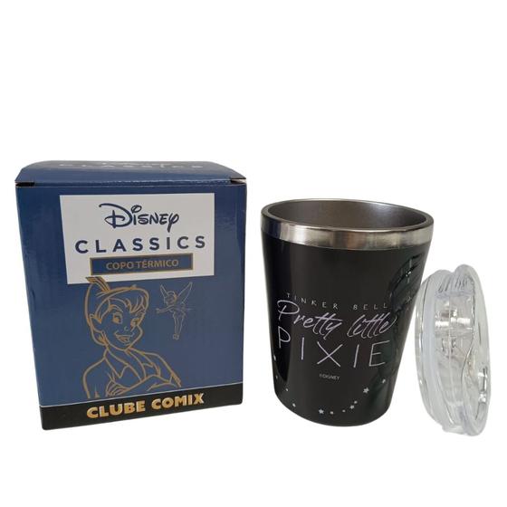 Imagem de Copo Viagem Inox com tampa 400ml Original TINKER BELL DISNEY