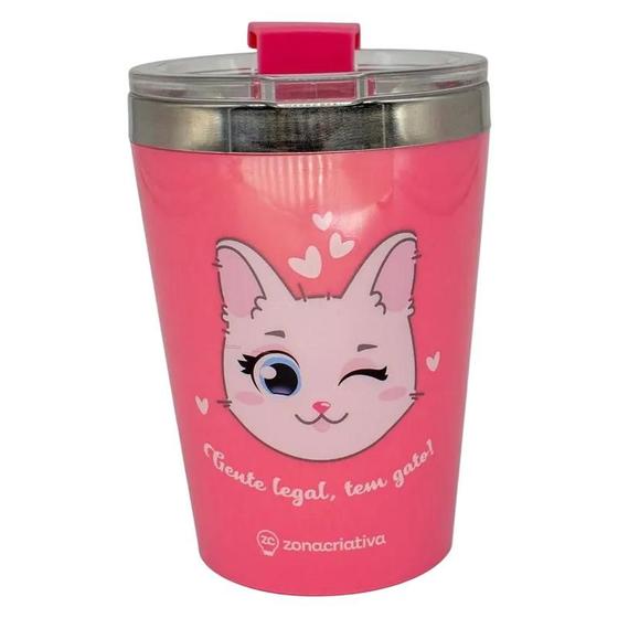 Imagem de Copo Viagem Snap 300ml - I Love Cats