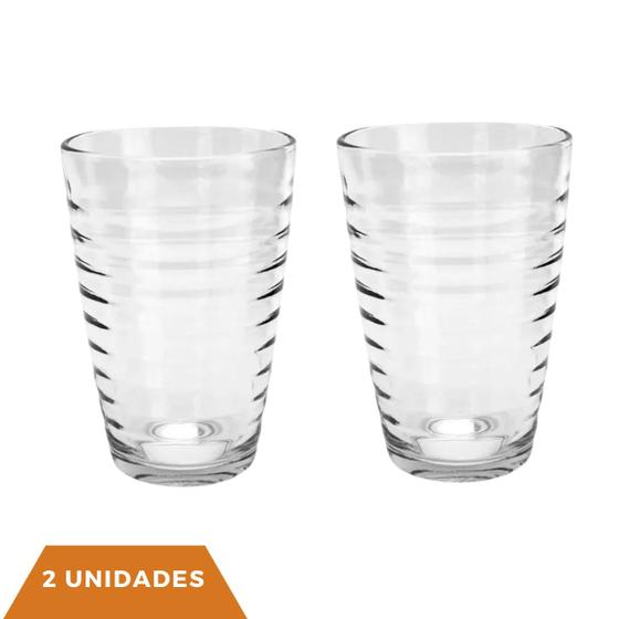 Imagem de Copos de Vidro Arizona para Sucos e Drinks 200 ML - 2 Un