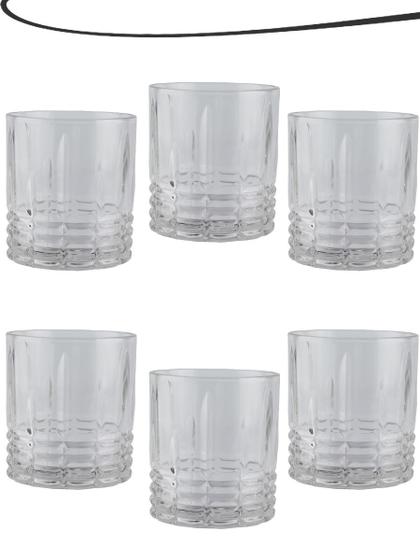 Imagem de Copos De Whisky Caipirinha 6 Unidades Vidro Luxo Elegante 340mL Copo Para Uisque Bebidas Drinks Sucos mimo7513