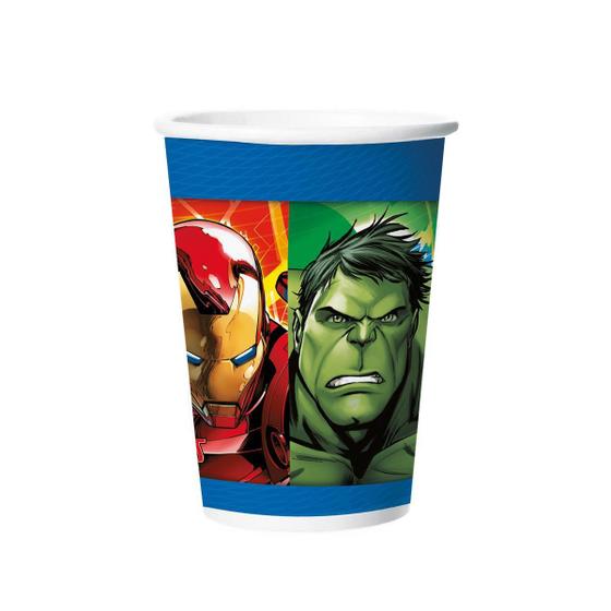 Imagem de Copos Descartáveis Avengers 180Ml Com 8Un Regina