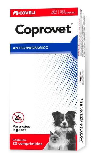 Imagem de Coprovet Coveli 20 Comprimidos Cães E Gatos -anticoprofágico