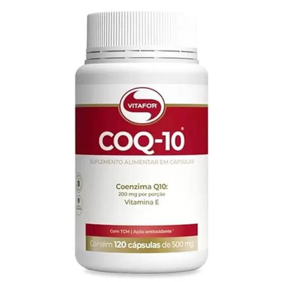 COQ-10 120caps Vitafor 200mg coenzima q10 (1 Unidade 120 Caps) Menor preço em COQ-10 120caps Vitafor 200mg coenzima q10 (1 Unidade 120 Caps)