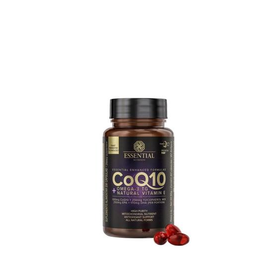 CoQ-10 + Ômega 3 + Vitamina E (60 Cápsulas) - Essential é ruim? CoQ-10 + Ômega 3 + Vitamina E (60 Cápsulas) - Essential é boa?