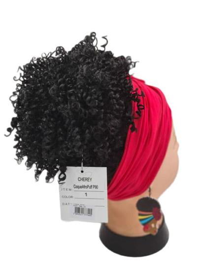 Imagem de Coque afro puff p90 cor 1 (preto)