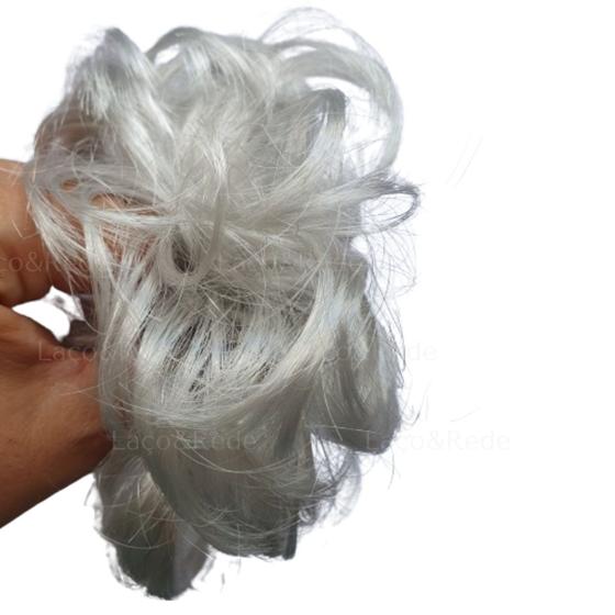 Imagem de Coque Grego Aplique Sintético Rabico coque de cabelo volume