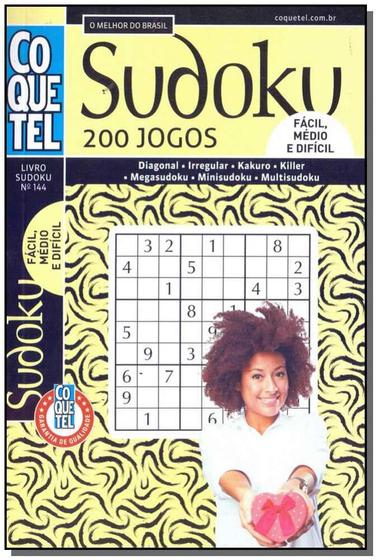Coquetel Sudoku Facil medio dificil Lv 144 Ediouro Normal 