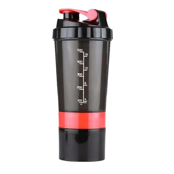 Imagem de Coqueteleira com Compartimento Dose 500 ml Preto VIKTWA