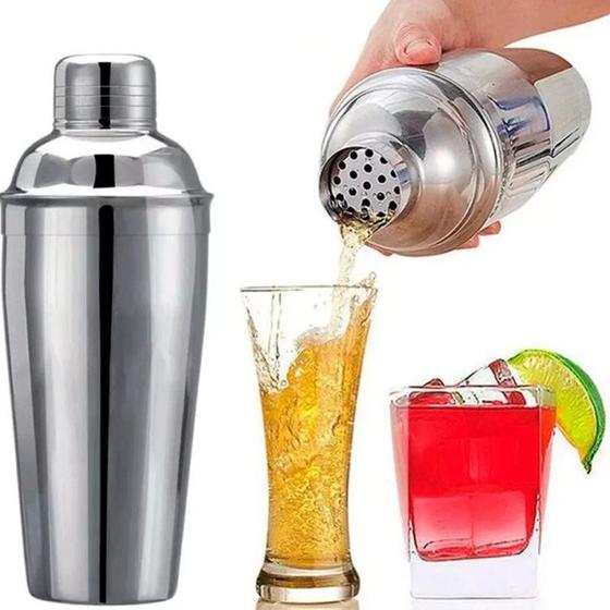 Imagem de Coqueteleira Inox 750 Ml Drinks E Caipirinhas Copo Bebidas