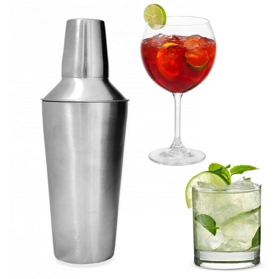 Imagem de Coqueteleira para Bebidas 500ml em Aco Inox  Wincy 