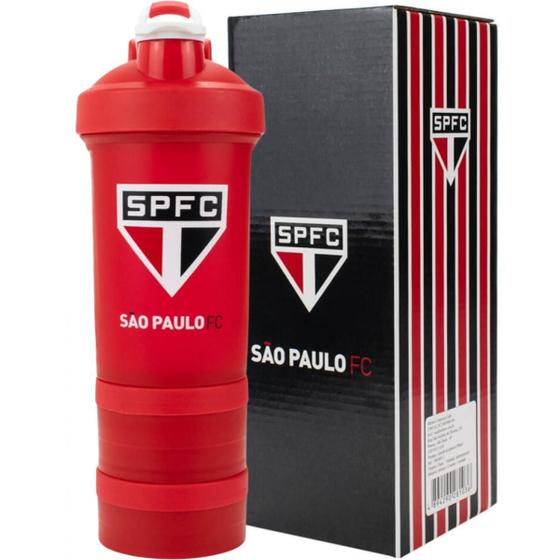 Imagem de Coqueteleira Shake com 2 Compartimentos Mix Ball (Bola Misturadora) - Shakeira  SPFC DB3007-2.