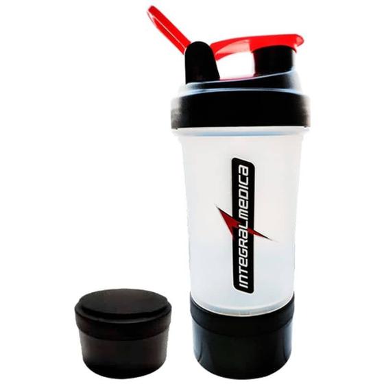 Coqueteleira Shaker (600ml) 3 Doses 2 em 1 Integralmedica Menor preço em Coqueteleira Shaker (600ml) 3 Doses 2 em 1 Integralmedica