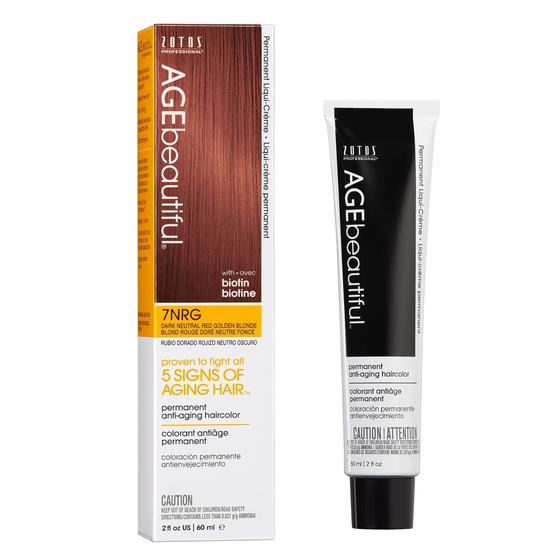 Imagem de Cor de cabelo AGE beautiful Liqui Creme 7NRG Vermelho Neutro Escuro