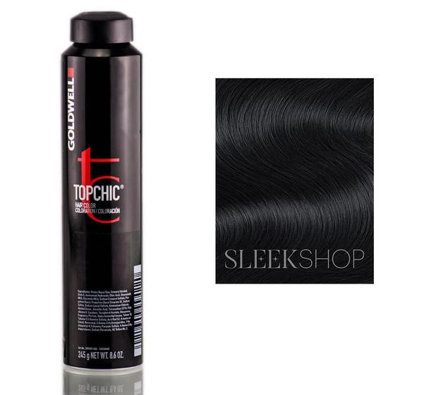 Imagem de Cor de cabelo Goldwell Topchic 8,6 onças azul preto