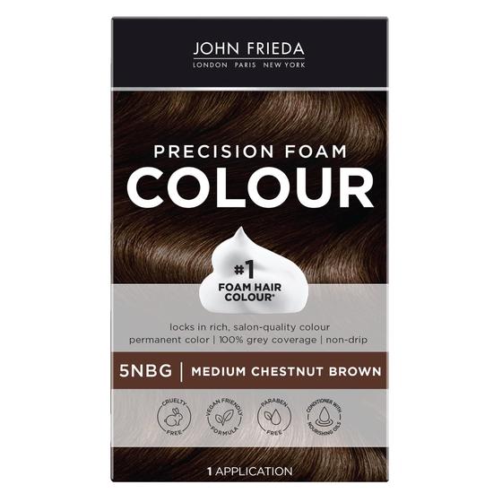 Imagem de Cor de cabelo John Frieda Precision Foam 5NBG Medium Brown